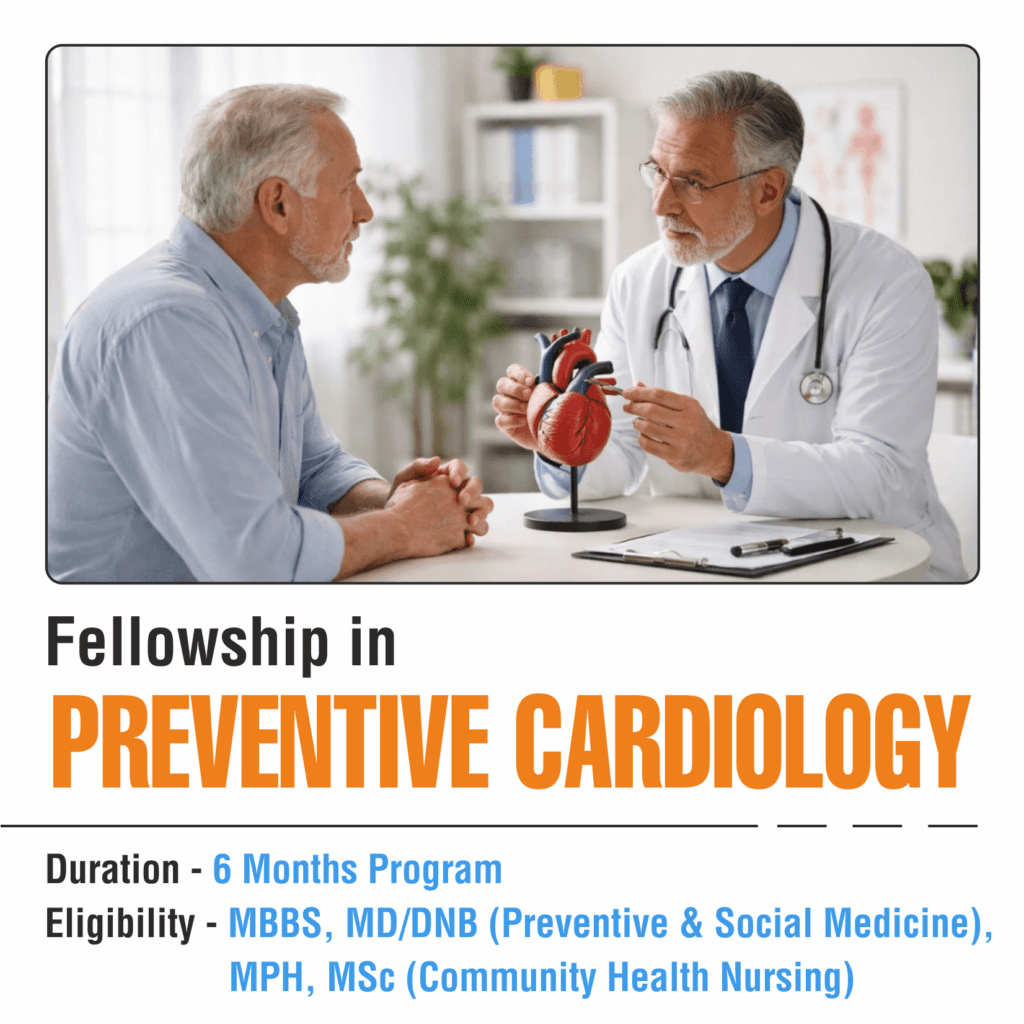 Medigrad Fellowship in Preventive Cardiology course banner for MBBS doctors