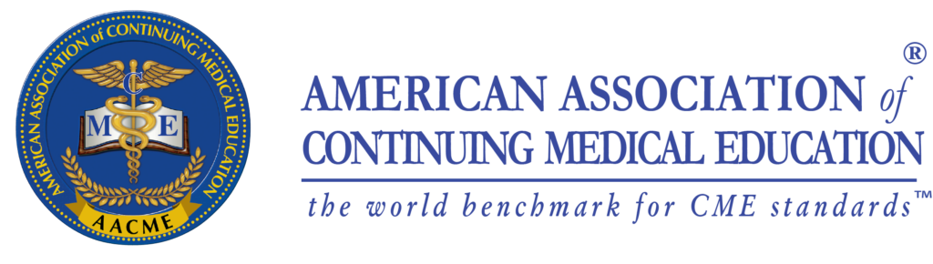 American Association of Continuing Medical Education logo with text