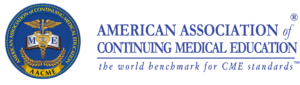 American Association of Continuing Medical Education logo with text