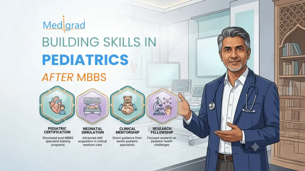 MBBS doctor pursuing pediatric education after MBBS