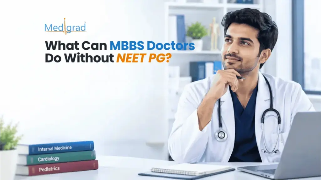 What Can MBBS Doctors Do Without NEET PG learn from Medigrad