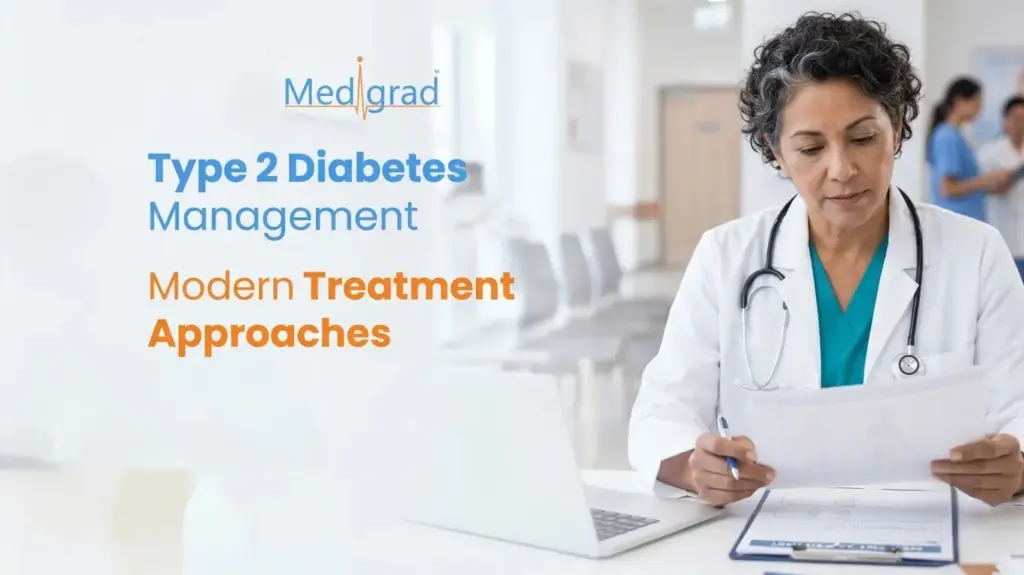 Type 2 Diabetes Management: A day doctor checking diabetes report